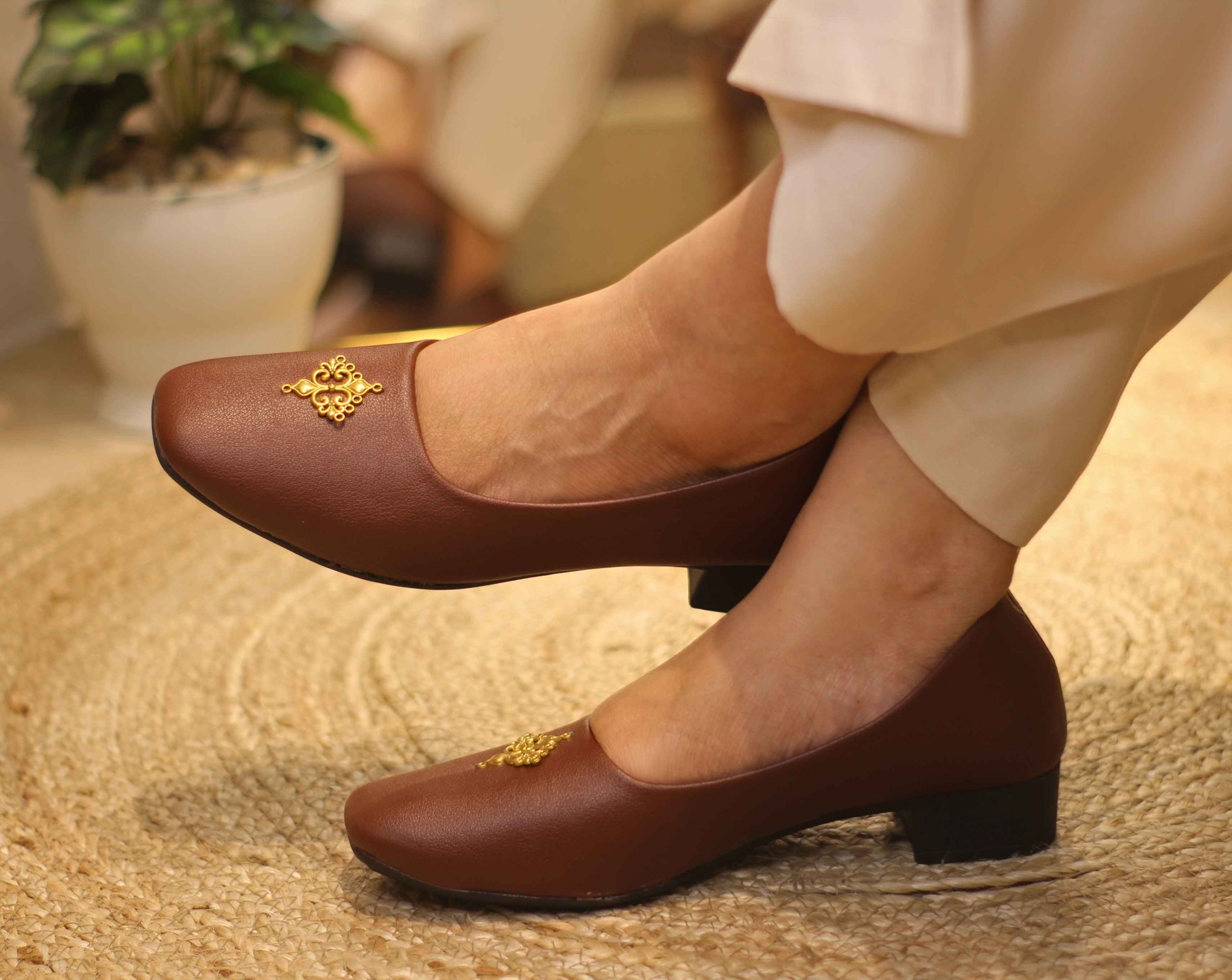 Mocha Formal Heels